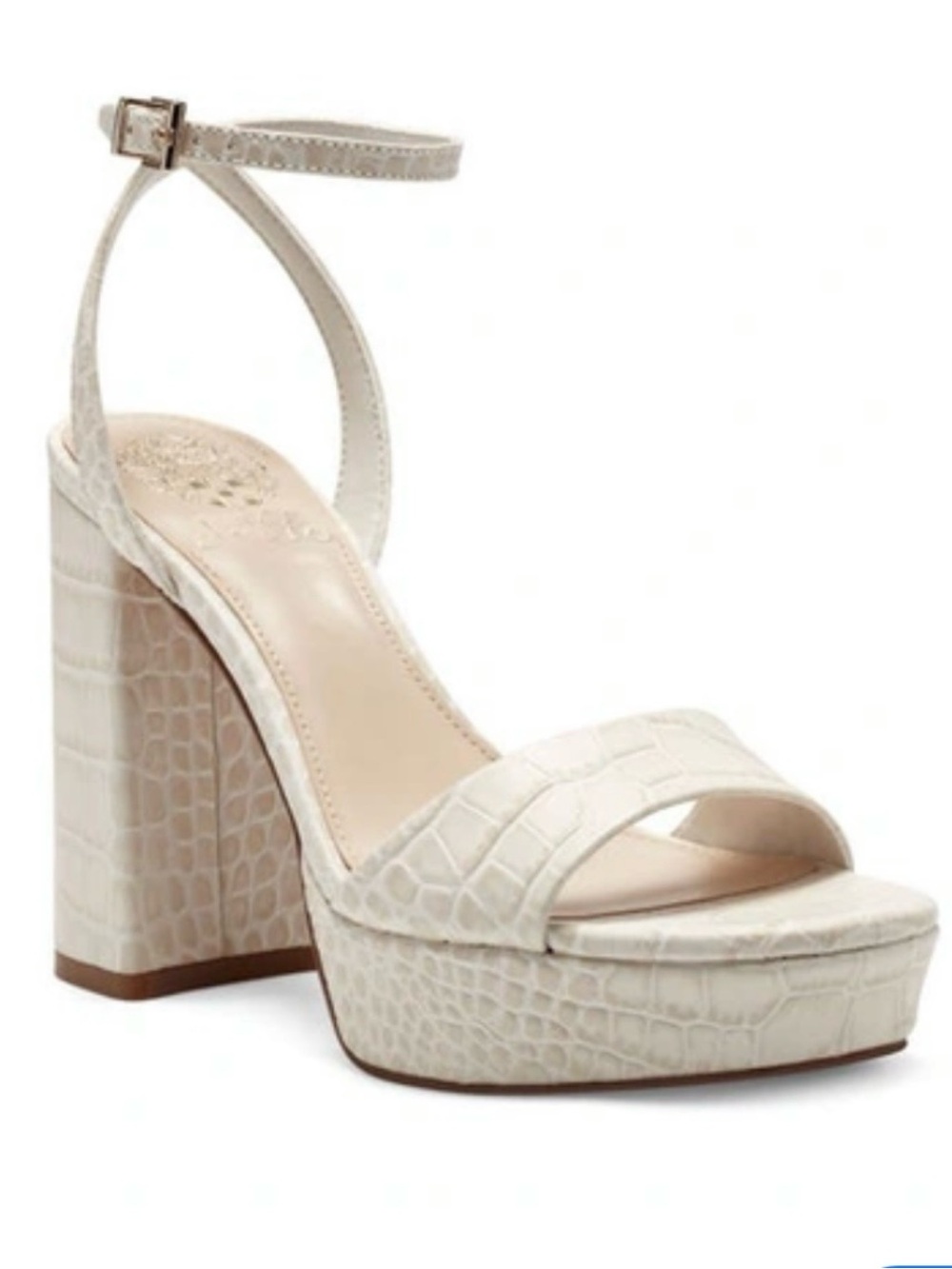 Vince Camuto Pendry Ankle Strap Platform...
Croc embossed